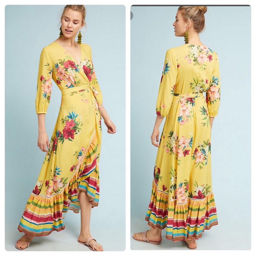 NWT Farm Rio Marketplace wrap dress Med